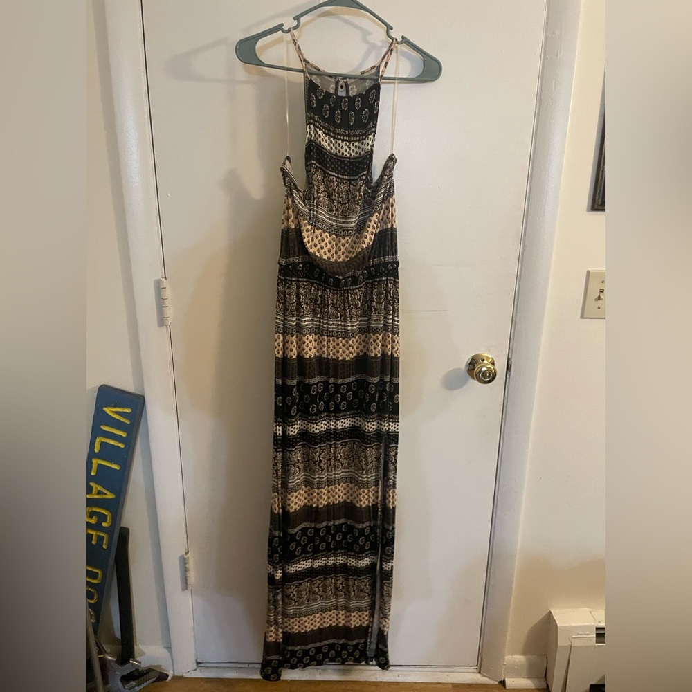 American Eagle Halter Maxi Dress